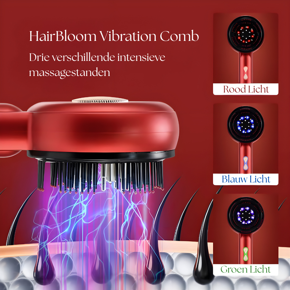 HairBloom Vibration Comb - By Beautify