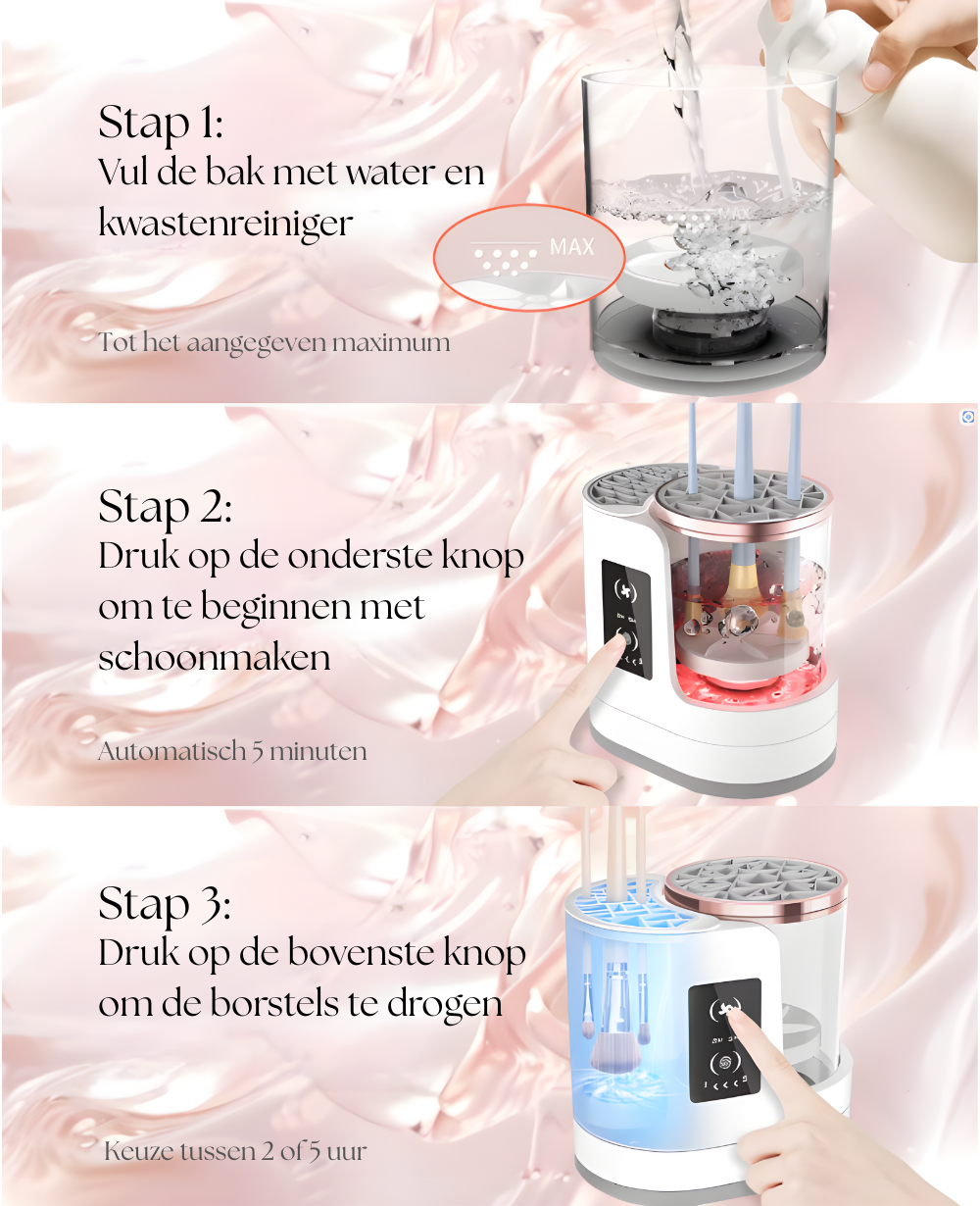 Fresh&dry Brushcleaner - By Beautify